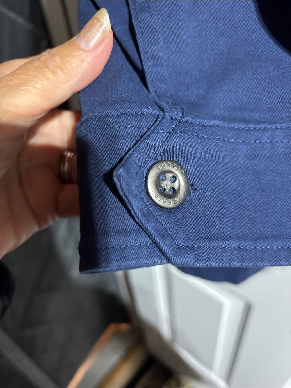 torrid Navy Drawstring Utility/cargo Jacket - Picture 5 of 10